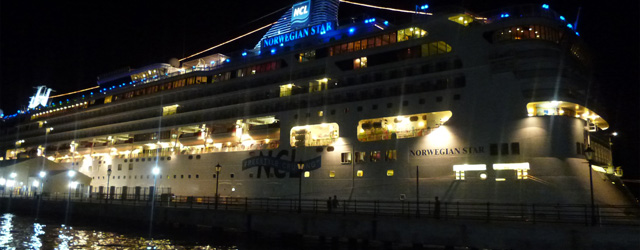 海外の豪華客船で腕試し